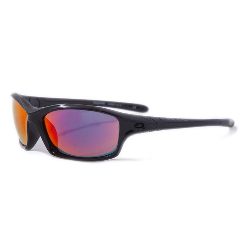 Bloc Daytona Sunglasses Gloss Black with Red 