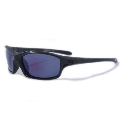Bloc Daytona Sunglasses Gloss Black with Blue Mirror Lenses XB60