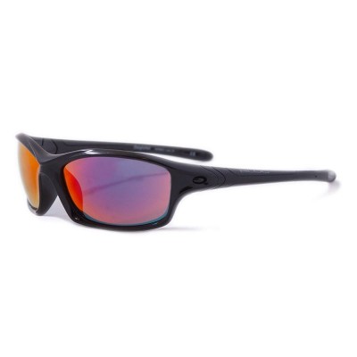Bloc Daytona Sunglasses Gloss Black with Red Mirror Lenses XR60